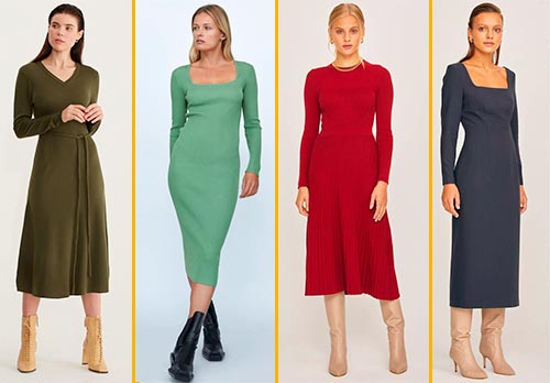 Robes chaudes 2025-2026 : des modèles polyvalents et pratiques