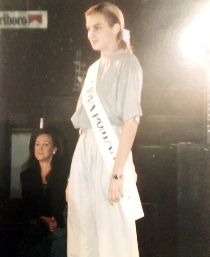 Le début d'une carrière de mannequin