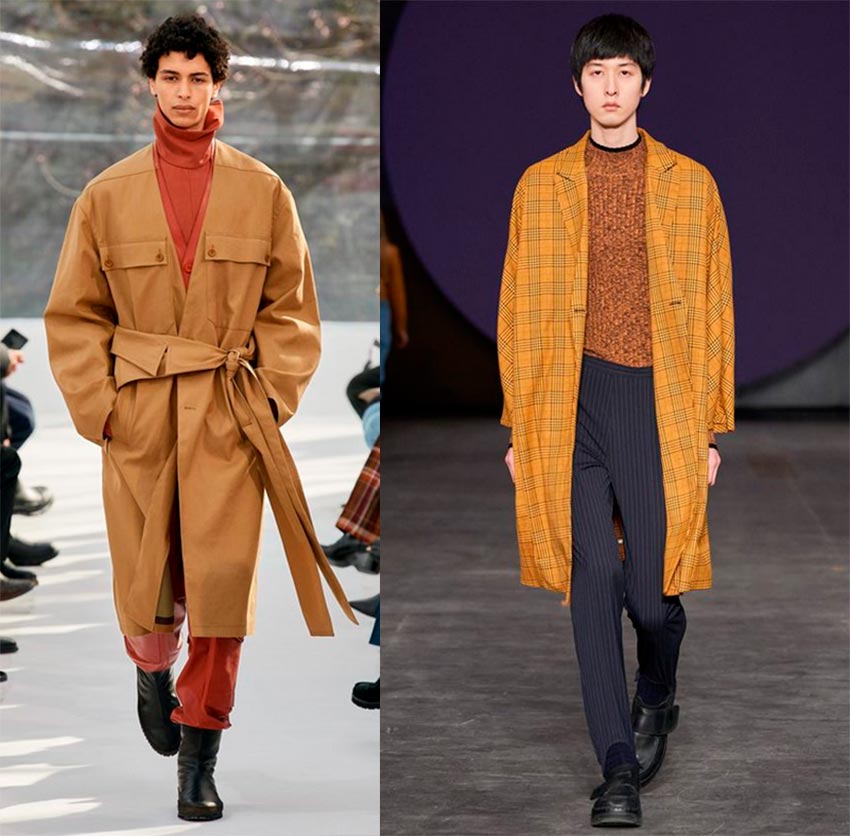 Nuances de vêtements pour hommes