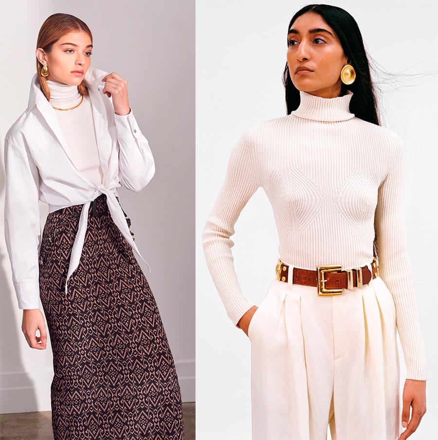 Que porter avec un col roulé