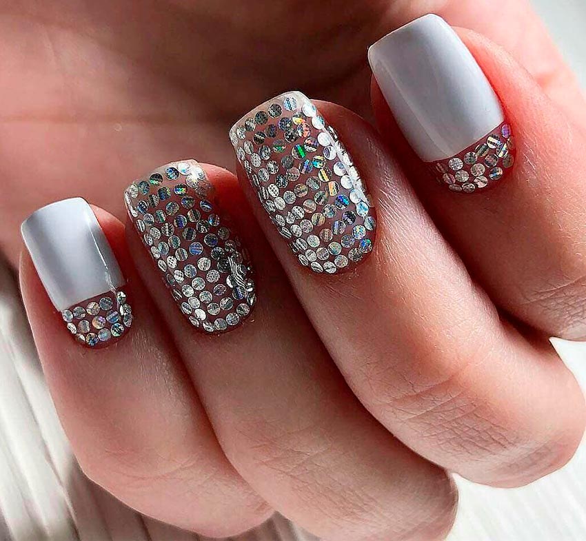 Ongles À Paillettes