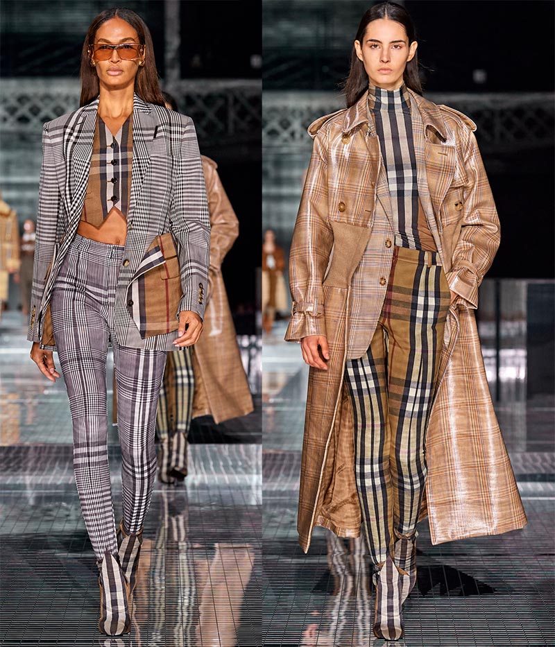 Pantalon à carreaux