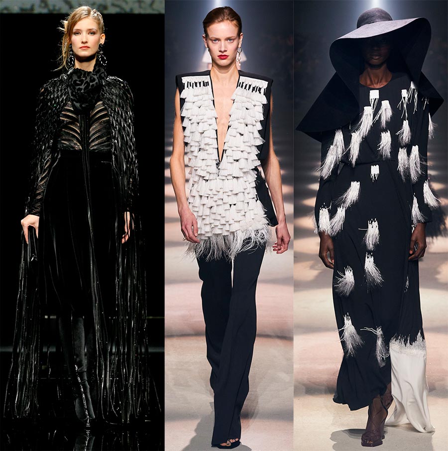 Vêtements et accessoires à franges : tendance mode