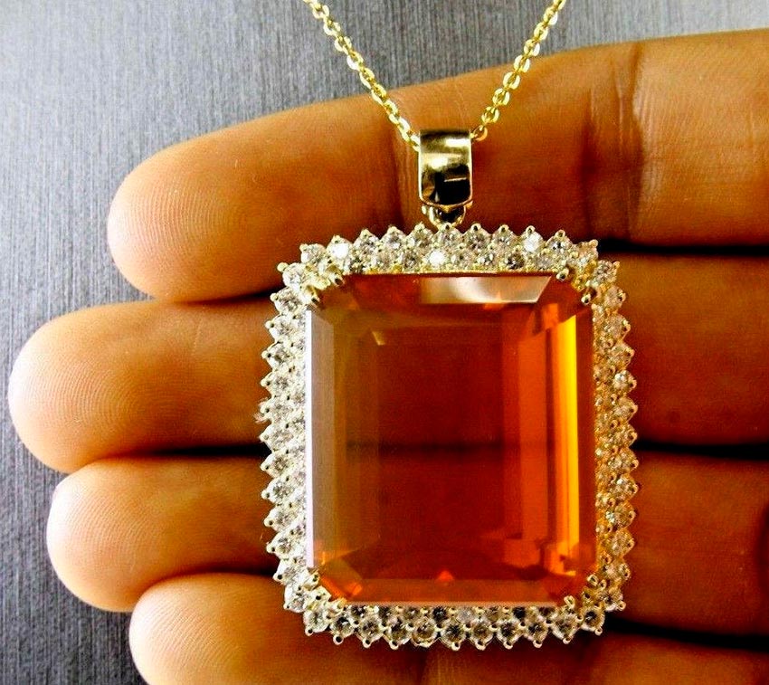 Pendentif Opale de Feu