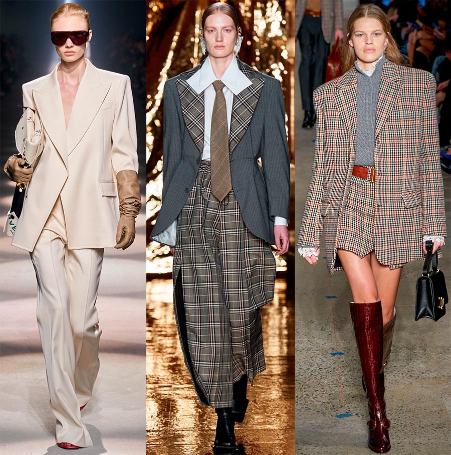 Costume oversize femme