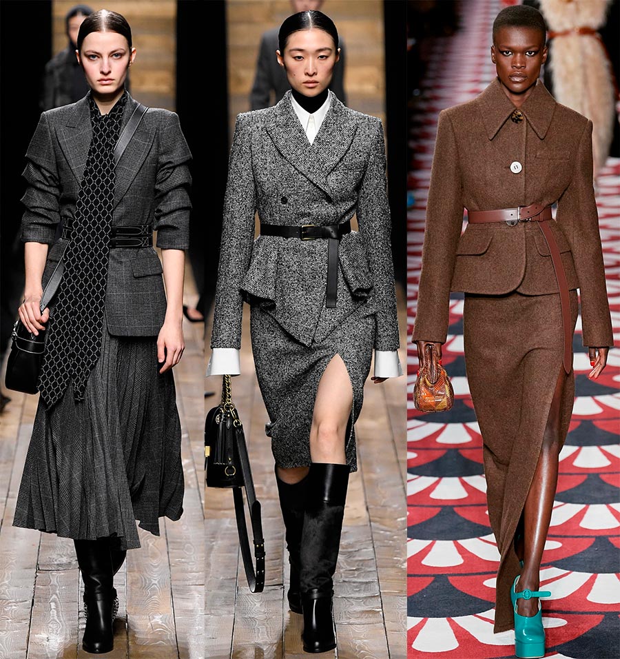 Costume avec ceinture