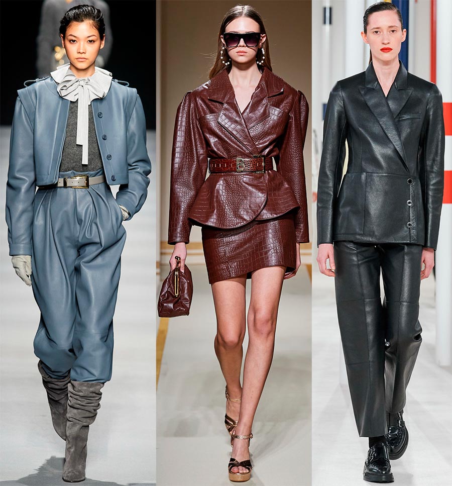 Costumes en cuir pour femmes