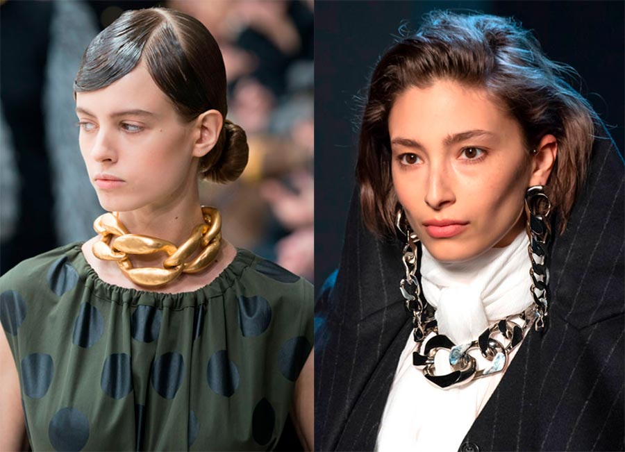 Tendance de la mode sur la chaîne