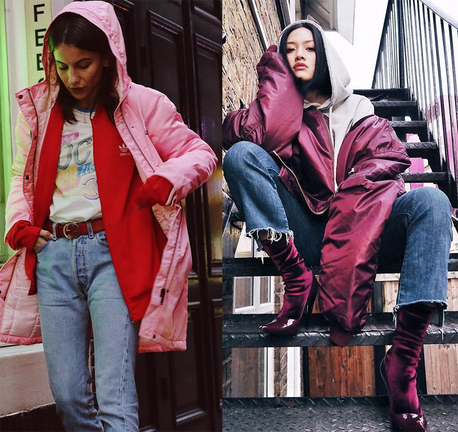 Superposer dans les vêtements