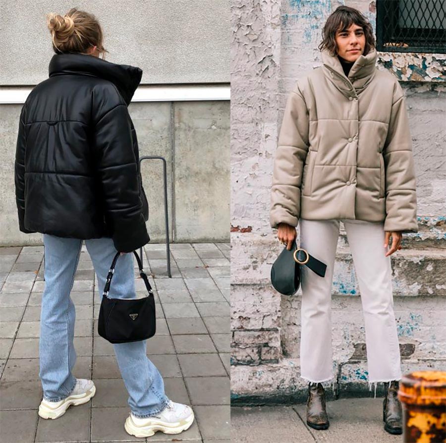 Composants lumineux et élégants d'une garde-robe d'hiver