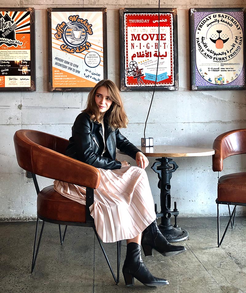 La styliste Ioulia Melekhova