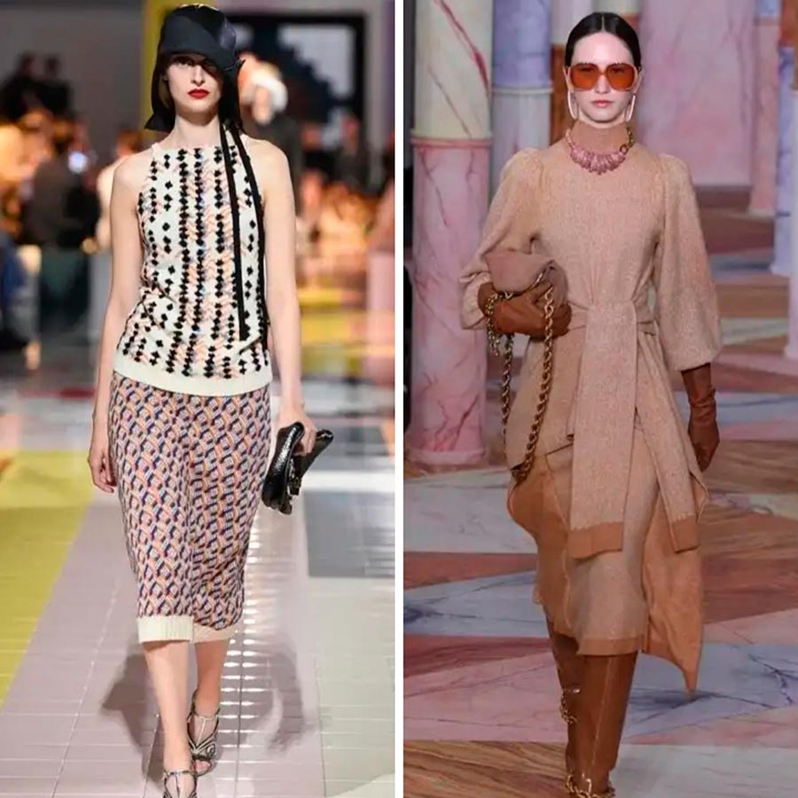 La maille totale et les écharpes volumineuses : les MUST-HAVE de la saison