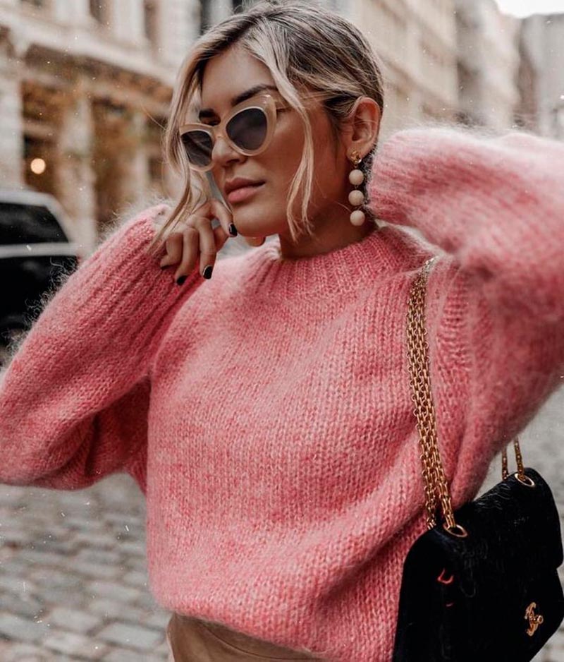 Nuances de rose dans les vêtements