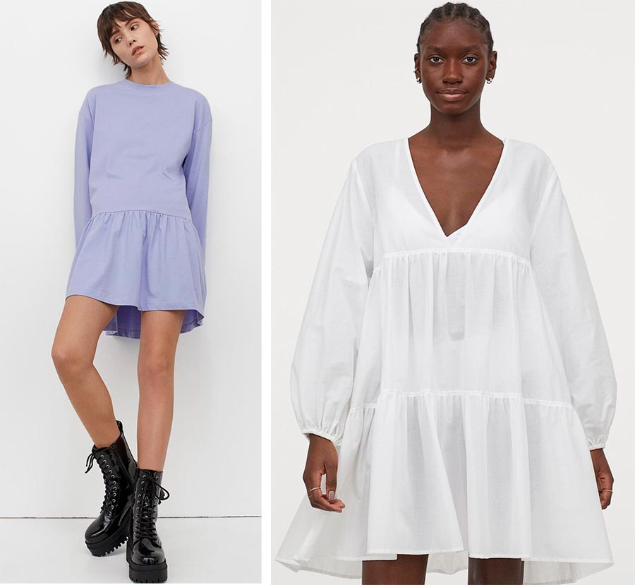 Robes de marché de masse