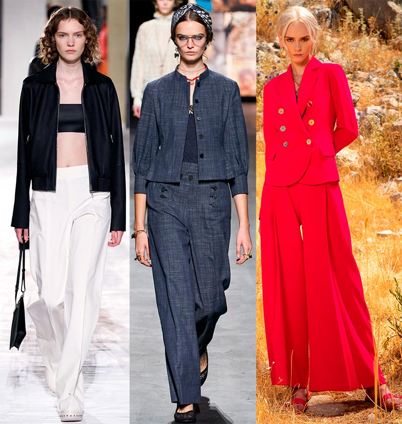 Pantalon large pour femme