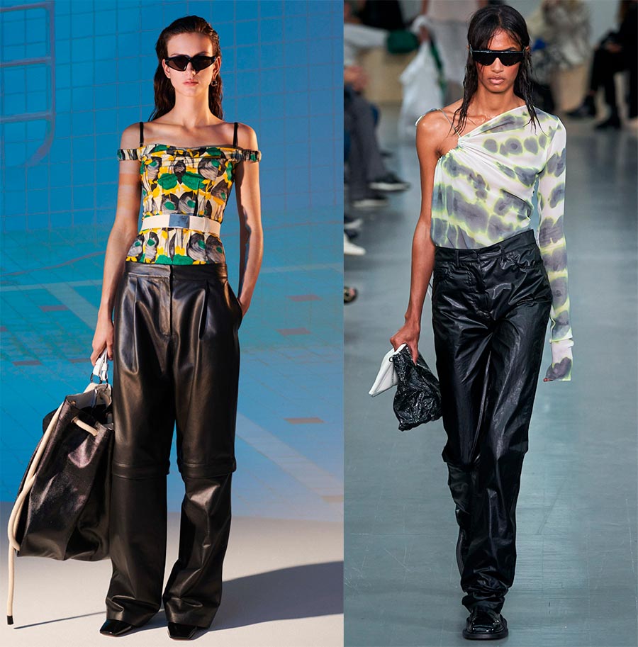 Pantalon en cuir 2026