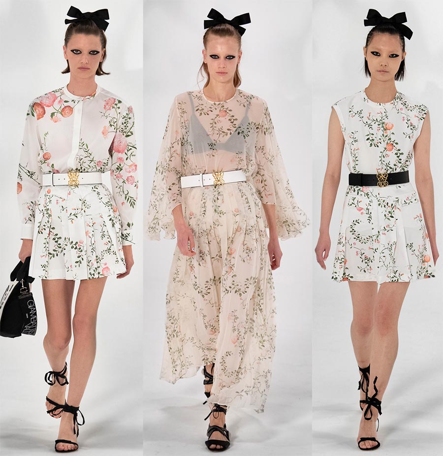 Imprimé floral dans les vêtements