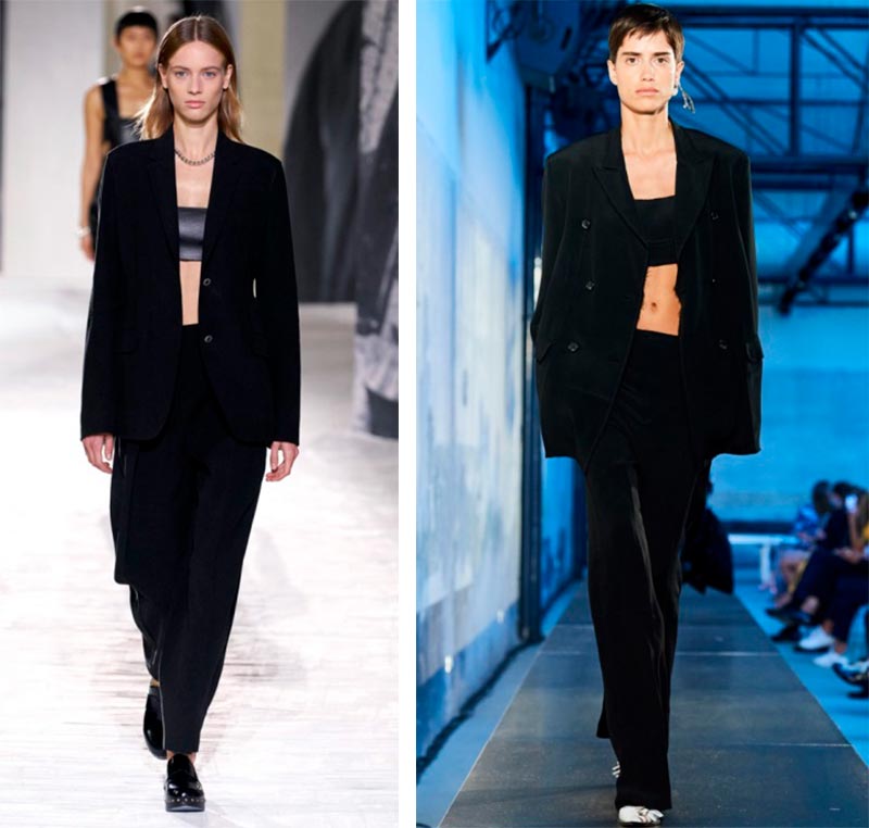 Costumes pour femmes avec jupe et pantalon: tendances 2026