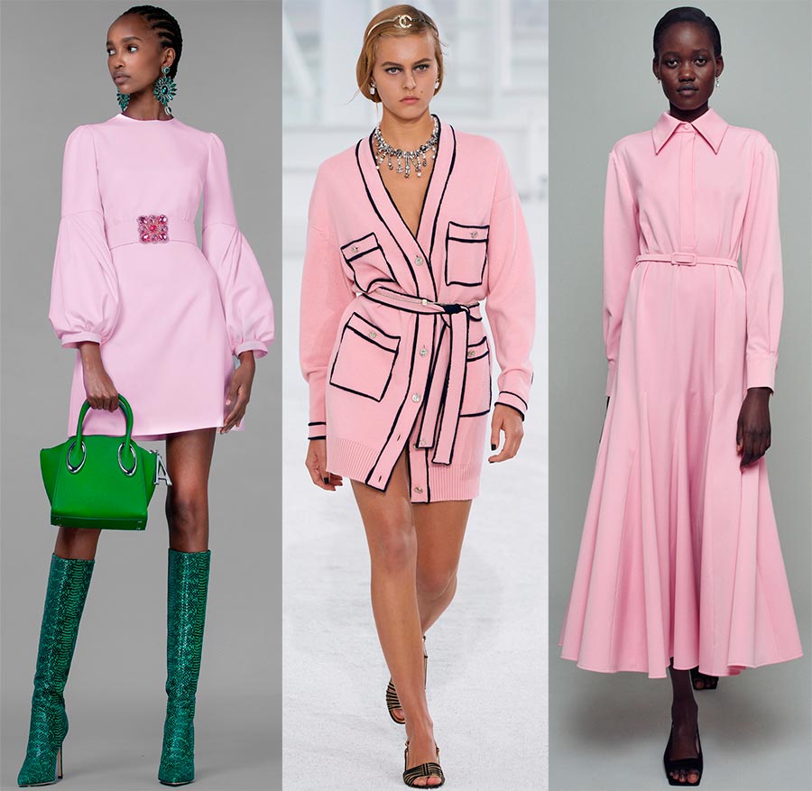 Tenues roses délicates