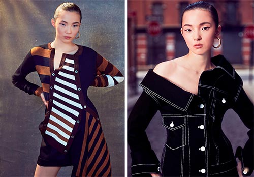 Style déconstructivisme dans les vêtements: tendance de la mode