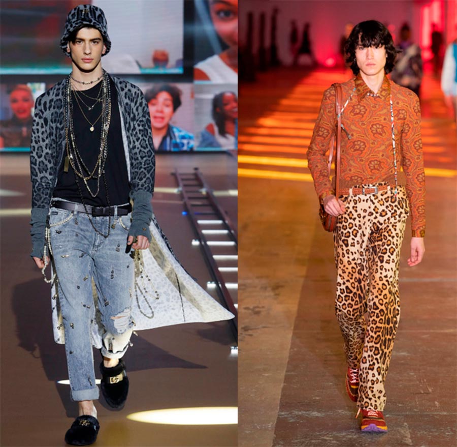 Imprimé léopard pour homme