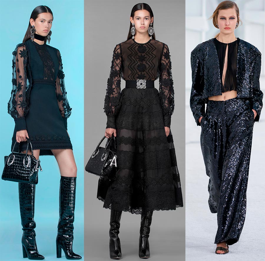 Looks monochromes tendance