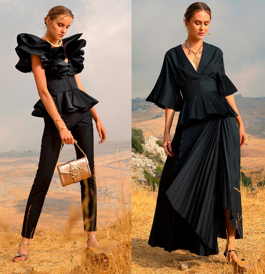 Looks à la mode avec un péplum