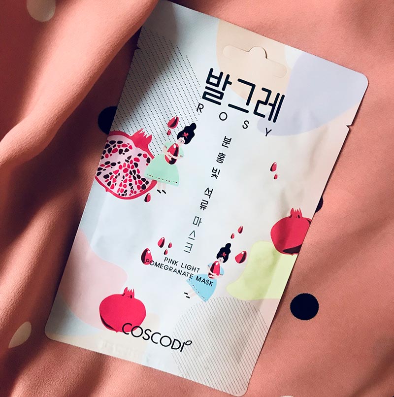 Masque facial à la grenade