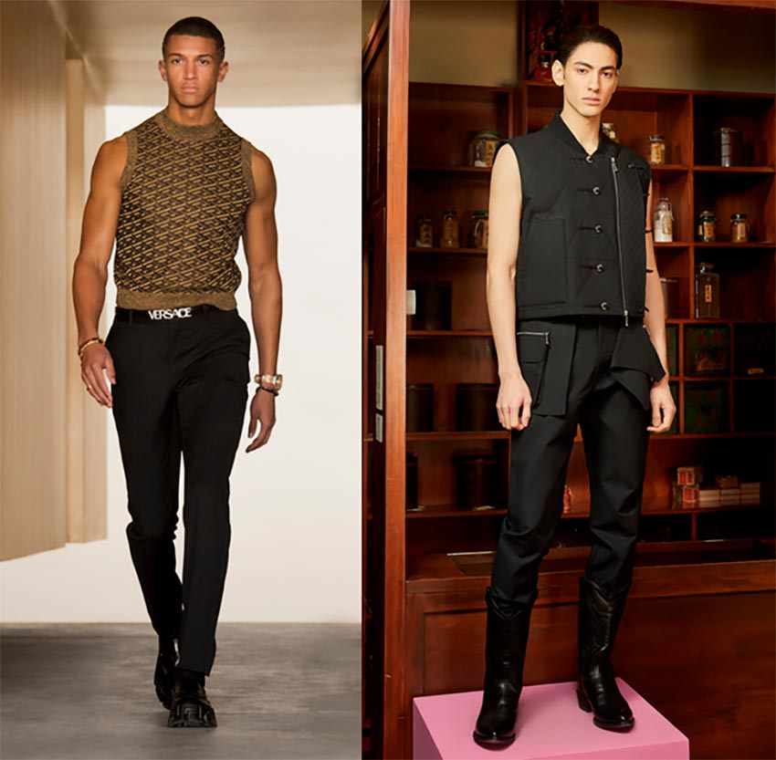 Sans manches pour hommes