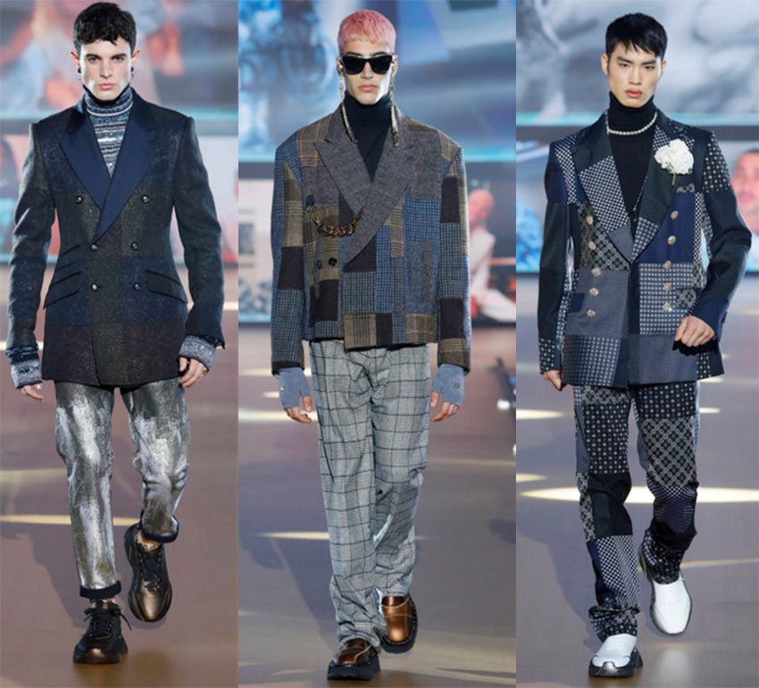 Col roulé avec veste