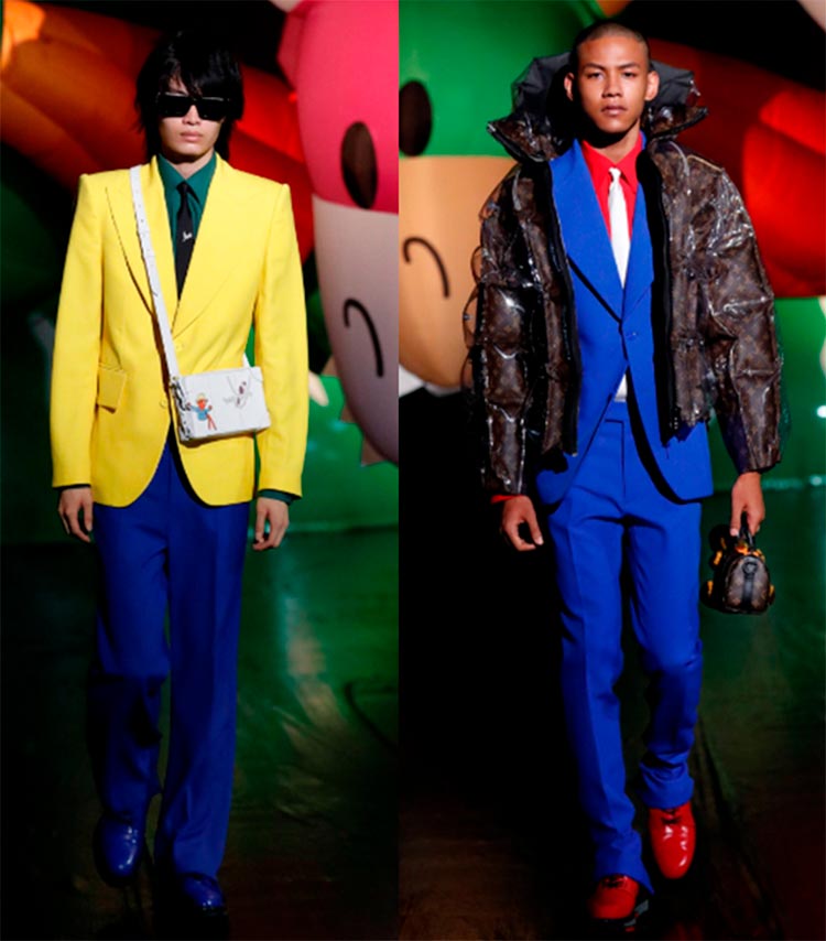 Costumes Louis Vuitton élégants