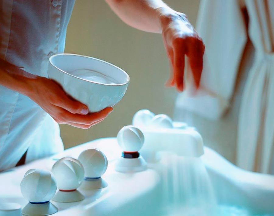 Bains de sel pour la beauté