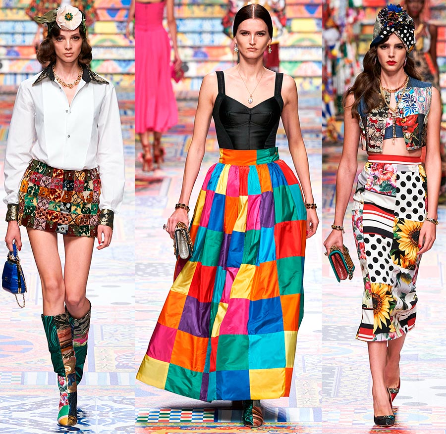 Belles jupes à la mode