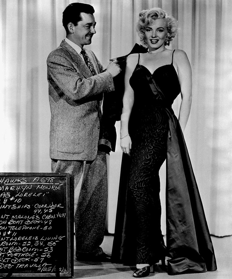 Marilyn Monroe et William Travilla
