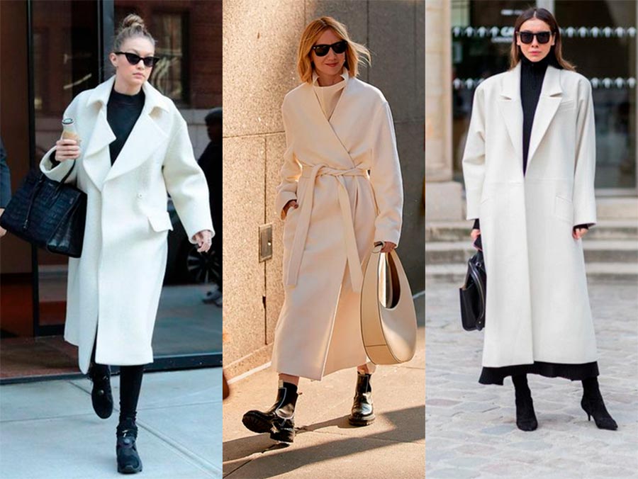 manteau blanc