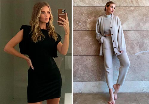 Comment assembler la garde-robe de Rosie Huntington-Whiteley du marché de masse