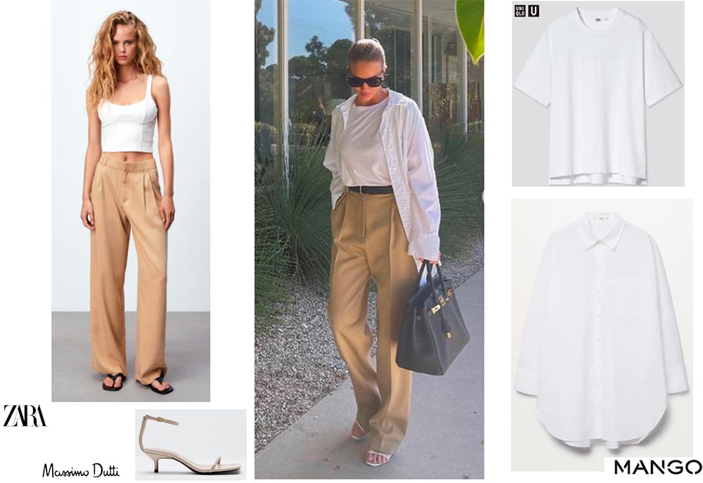 Rosie Huntington regarde