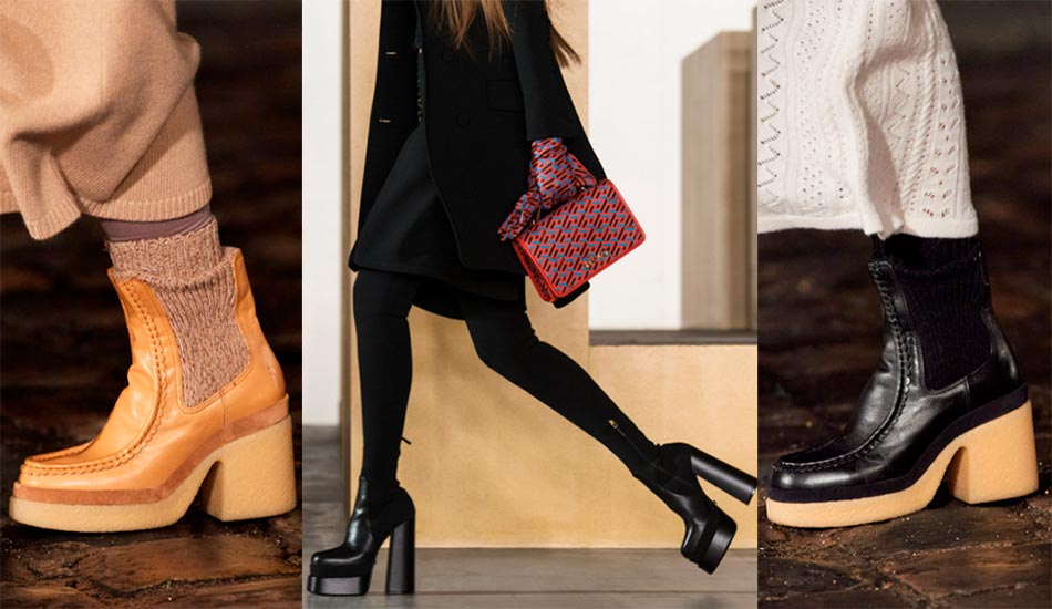 Chaussures à semelles compensées