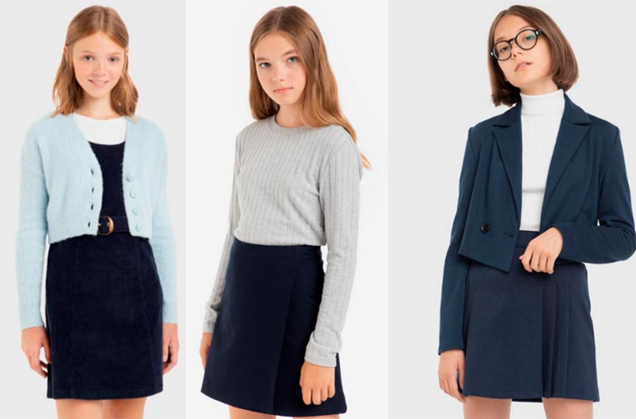 Vêtements d'école pour filles