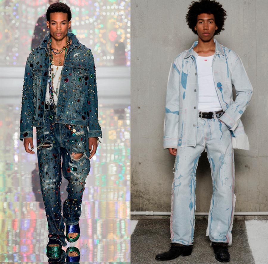 Blazers en jean à la mode