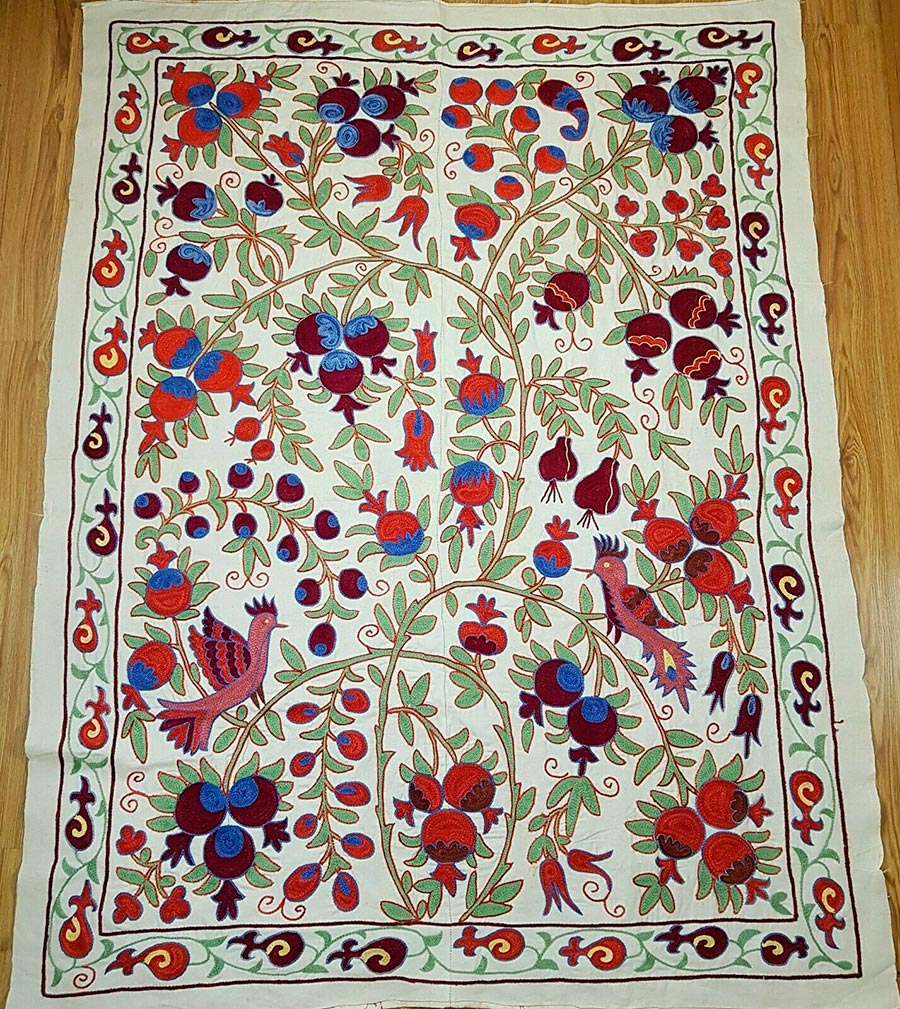 Nappe avec broderie Suzanne