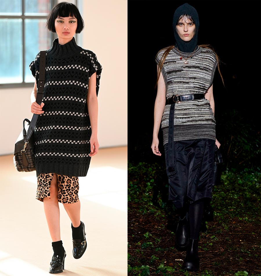 Gilets tricotés pour femmes