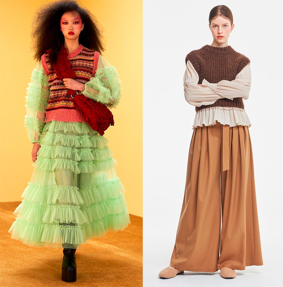 Gilets à la mode automne-hiver